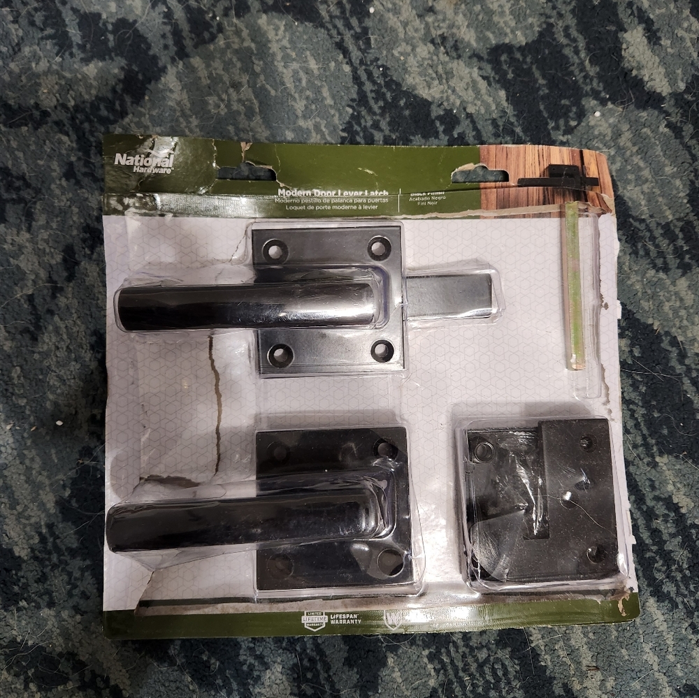 National Hardware Black Gate Latch